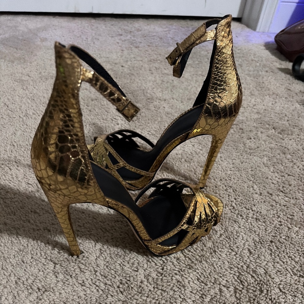 Gold Starppy high heel